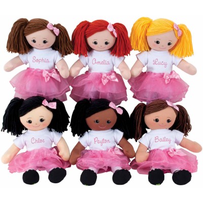 Personalized Doll With Tutu and Hair Clip   552719614